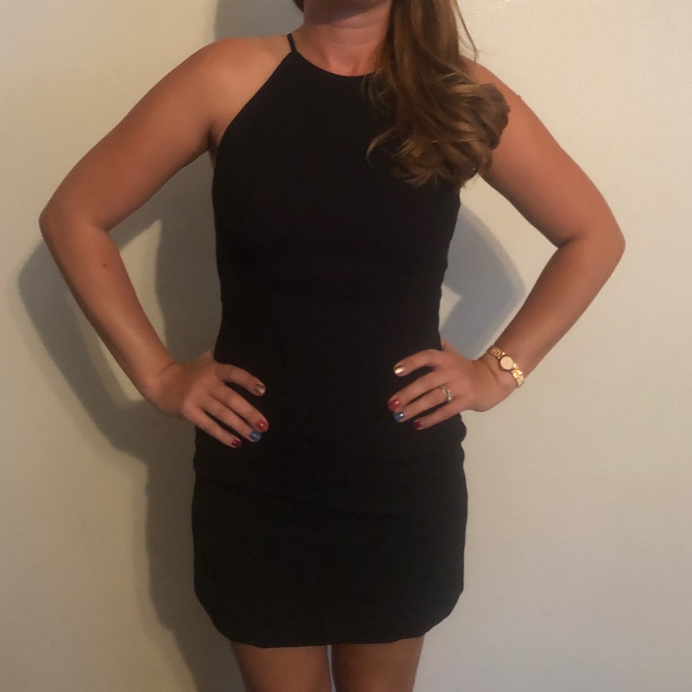 Vintage 90s Dress with Open Back